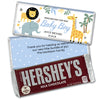 Boy Birth Announcement Personalized Chocolate Bar & Wrapper - Jungle Friends