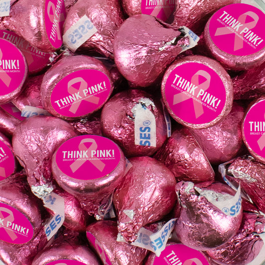 Assembled Breast Cancer Awareness Think Pink Hershey's Kisses Candy