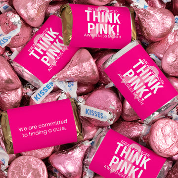 Breast Cancer Awareness Think Pink Hershey's Miniatures and Kisses