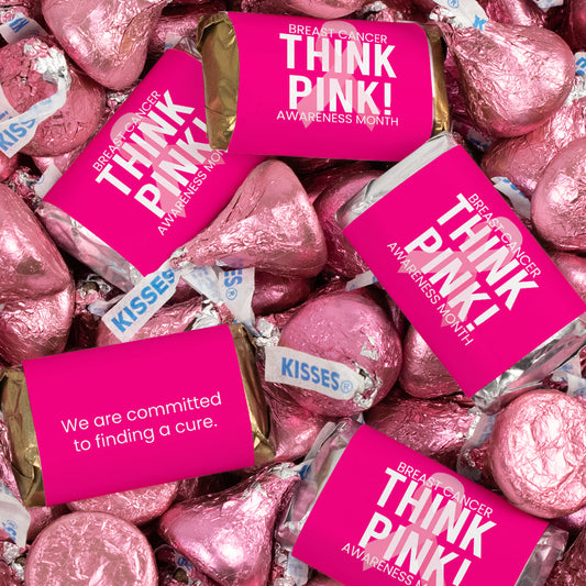 Breast Cancer Awareness Think Pink Hershey's Miniatures and Kisses