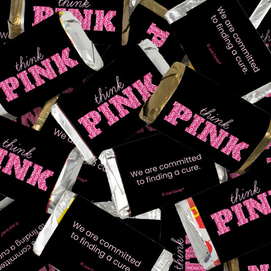 Breast Cancer Awareness Think Pink Ribbon Hershey's Miniatures