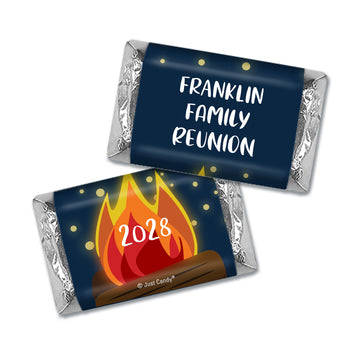 Personalized Family Reunion Campfire Hershey's Miniatures