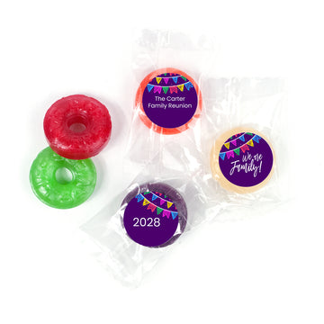 Personalized Family Reunion Banners LifeSavers 5 Flavor Hard Candy