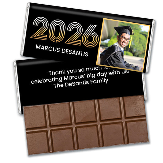 Personalized Graduation Double Line Hershey's Milk Chocolate Bar