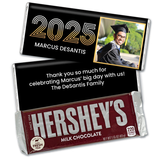 Personalized Graduation Double Line Hershey's Milk Chocolate Bar