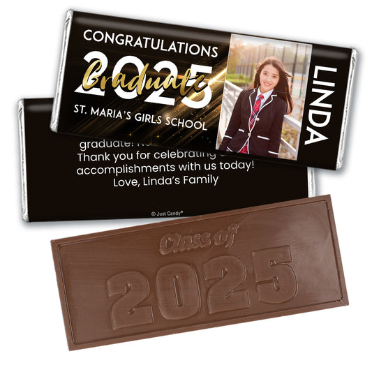Personalized Graduation Graduate Embossed Chocolate Bars