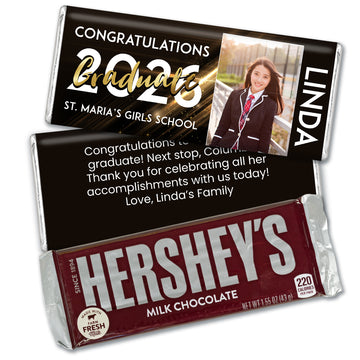 Graduation Personalized Chocolate Bar & Wrapper - Graduate