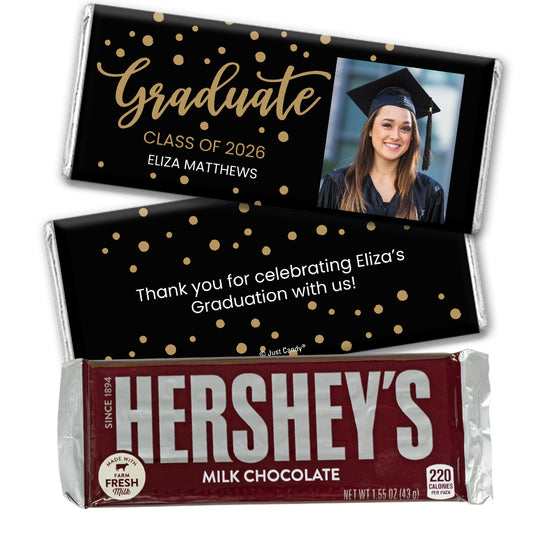 Personalized Graduation Dots Hershey's Milk Chocolate Bar