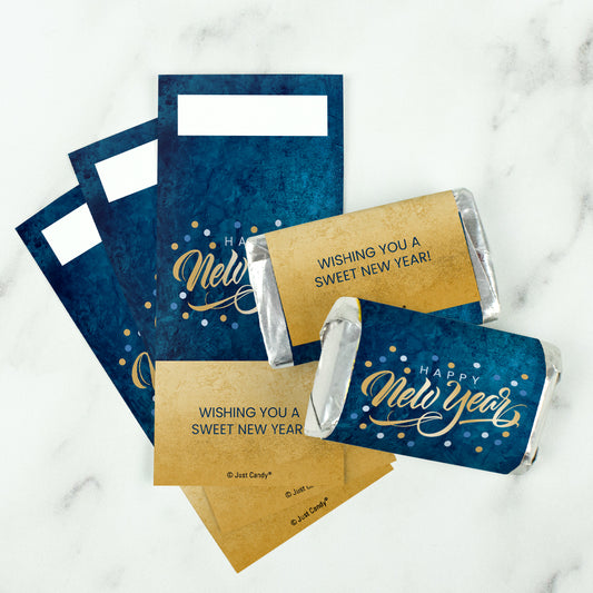 Personalized New Years Hershey's Miniatures Wrappers Only