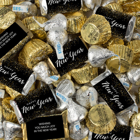 New Year's Eve Black & Gold Hershey's Mix
