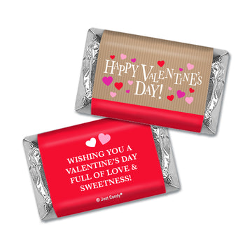 Personalized Valentine's Day Tiny Hearts Hershey's Miniatures