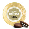 Retirement Personalized Chocolate Covered Oreo Favors - Gold Burst