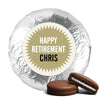 Retirement Personalized Chocolate Covered Oreo Favors - Gold Burst