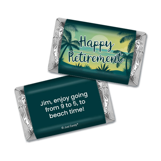 Retirement Personalized Hershey's Miniatures - Happy Retirement