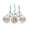 Personalized Anniversary Lace Burlap Hershey's Kisses