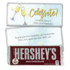 Personalized Anniversary Celebrate with Champagne Hershey's Chocolate Bar and Wrapper