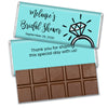 Bridal Shower Favor Personalized Chocolate Bar & Wrapper Diamond Ring