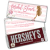 Personalized Bridal Shower Striped Floral Chocolate Bar