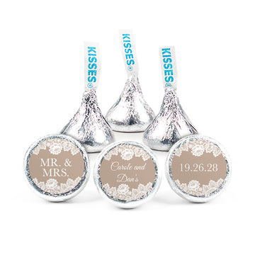 Personalized Wedding Lace Hershey's Kisses
