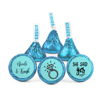 Personalized Engagement Bling Hershey's Kisses
