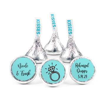 Personalized Rehearsal Dinner Bling Hershey's Kisses