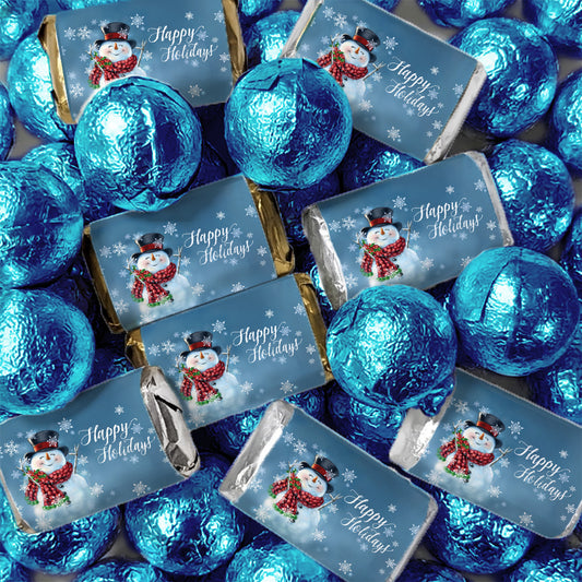 Christmas Happy Holidays Snowman Chocolate Candy Mix by Just Candy