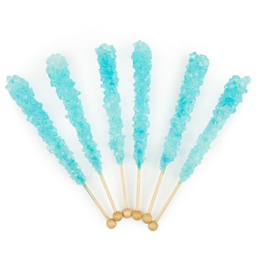 Cotton Candy Rock Candy on a Stick