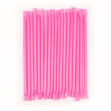 Light Pink Strawberry Candy Straws - 240 ct