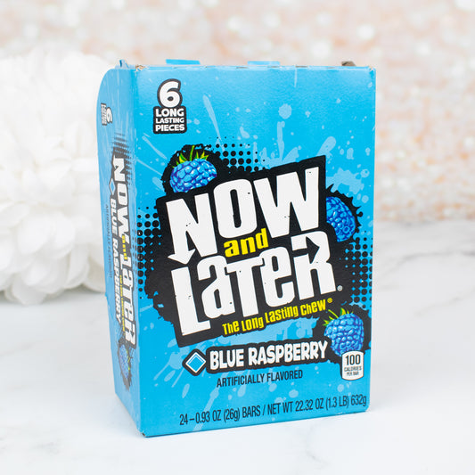 Now and Later Blue Raspberry