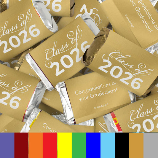 Graduation Class Of Wrapped Hershey's Miniatures - All Colors
