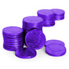 Fresch Milk Chocolate Coins Purple Foil