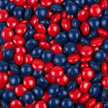 Blue and Red Just Candy Chocolate Gems