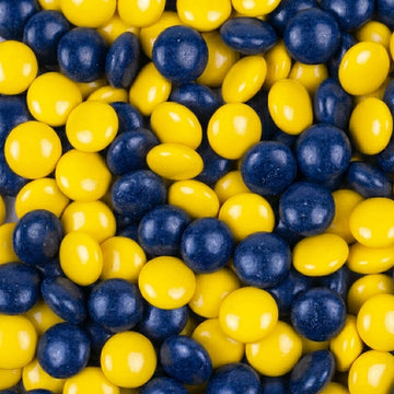 Blue and Yellow Just Candy Chocolate Gems