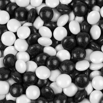 Black and White Just Candy Chocolate Gems