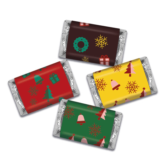 Christmas Holiday Wrapped Hershey's Assorted Miniatures