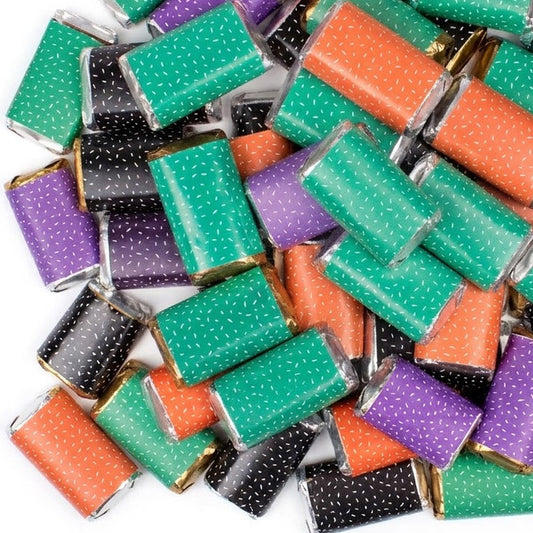 Wrapped Hershey's Miniatures - All Halloween Colors
