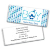 Baby Boy Announcement Personalized Chocolate Bar Wrappers "Oh Boy" Mustache