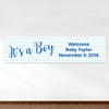 Personalized It's a Boy Chevron Boy Baby Announcement 5 Ft. Banner
