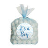 Personalized Boy Birth Announcement Chevron Deluxe Candy Buffet