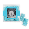 Personalized Boy Birth Announement Hello World! JUST CANDY favor cube with Sugar Sanded Gummy Bears