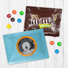 Personalized Hello World Baby Boy Announcement Milk Chocolate M&Ms