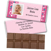 Baptism Personalized Hershey's Milk Chocolate Bar Foto con Lunares