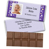 Baptism Personalized Hershey's Milk Chocolate Bar Foto con Lunares