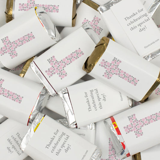 Religious Cross Wrapped Hershey's Miniatures