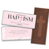 Baptism Personalized Belgian Embossed Cross Chocolate Bar