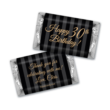 Milestones Personalized Hershey's Miniatures 30th Birthday Favors
