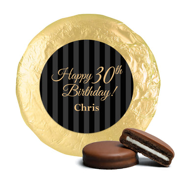 Personalized 30th Birthday Milk Chocolate Covered Oreo Cookies