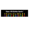 Personalized Birthday Candles 5 Ft. Banner