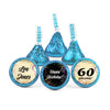 Personalized Milestone 60th Birthday Confetti Hershey's Kisses
