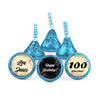 Personalized 100th Milestone Birthday Scroll Confetti Hershey's Kisses